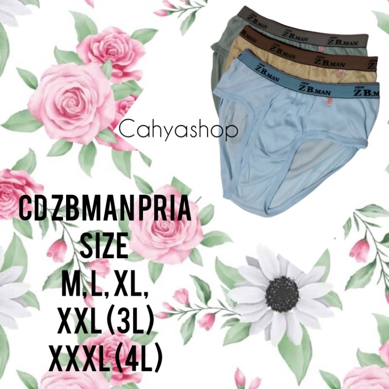 Jual Cd Celana Dalam Brief Pria Dewasa Karet Boxer Zb Man Pakaian Dalam