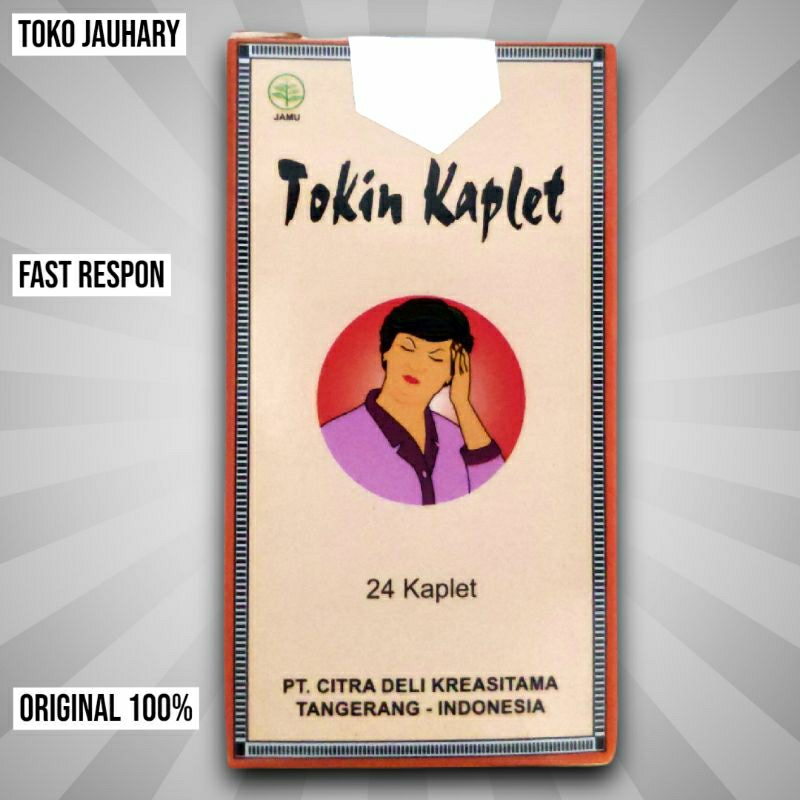 Jual Tokin Kaplet Original Khusu Sakit Kepala Migren Nyeri Syaraf