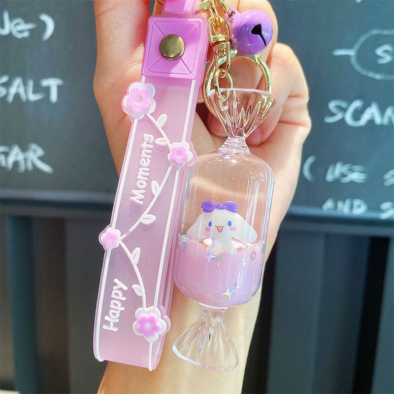 Jual Cinnamoroll Acrylic Water Keychain Gantungan Kunci Cinnamoroll