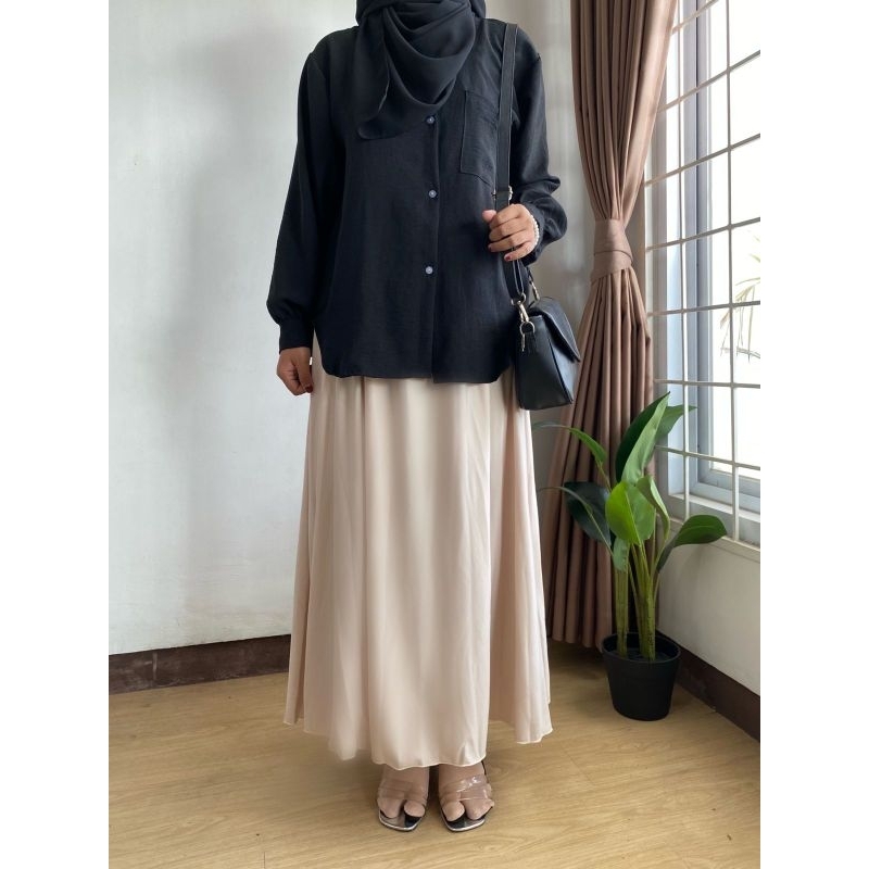 Jual ROK POLOS Panjang Premium Hyget Super Grade A Rok Kerja Formal