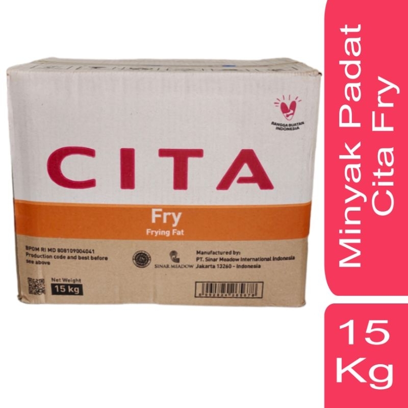 Jual Gosend Grab Minyak Goreng Padat Cita Fry 15 Kg Shopee Indonesia