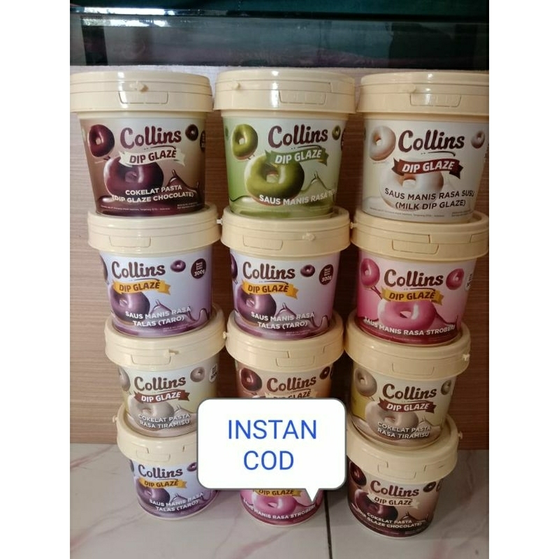 Jual Cokelat Viral Collins Dip Glaze Grm Varian Rasa Shopee Indonesia