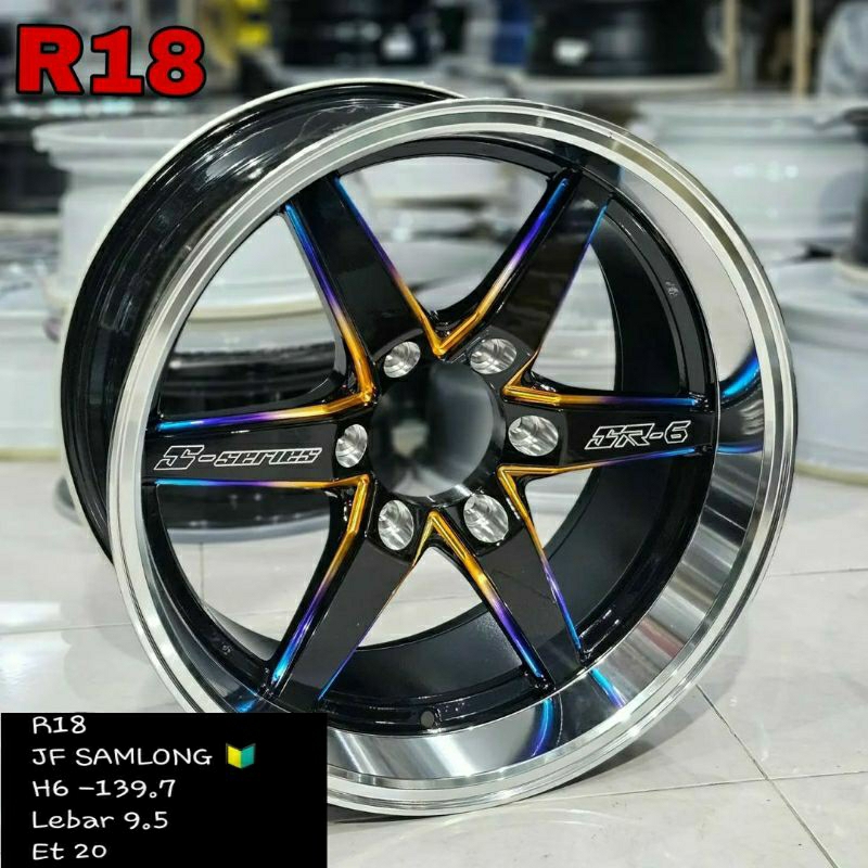 Jual Velg Flow Forming Jf Samlong Ring 18 Lebar 9 5 Et20 Untuk Pajero