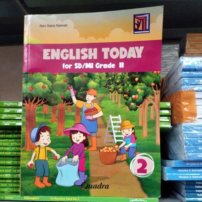 Jual English Today Kelas 2 SD Penerbit Quadra Kurikulum Merdeka