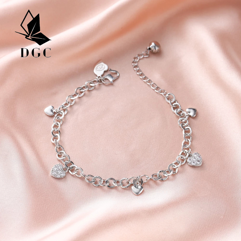 Jual D G C Gelang Titanium Wanita Anti Karat Emas Berlian Selamanya