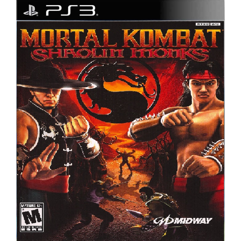 Jual DVD Kaset Game PS2 PKG Multiman HEN Mortal Kombat Shaolin Monks