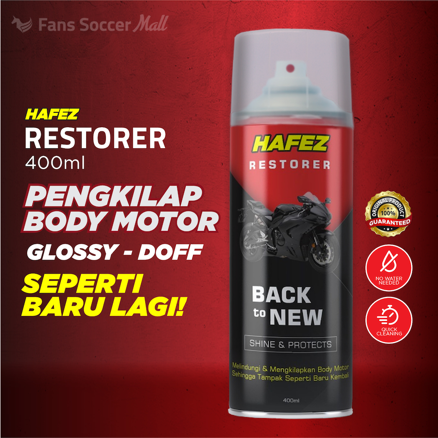 Jual HAFEZ Restorer Back To New Pengkilap Penghitam Body Motor