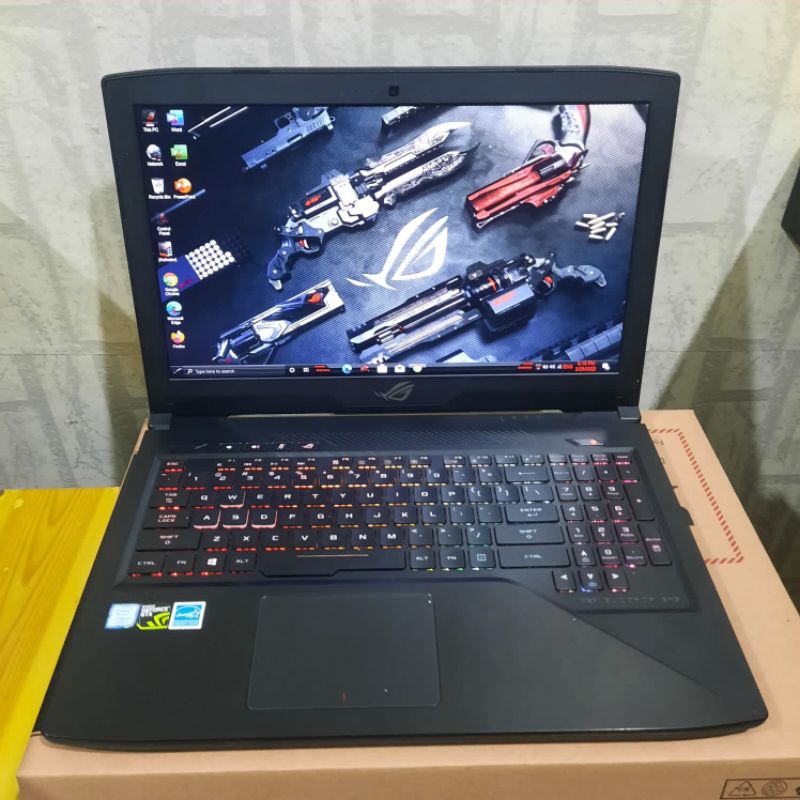 Jual Laptop Gaming ASUS ROG Strik GL503VD Cor I7 7700HQ Ram 8Gb SSD