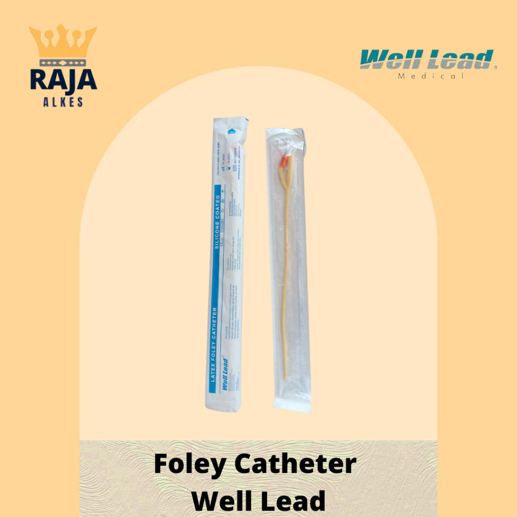 Jual Foley Catheter Well Lead Fr Latex Way Foley Kateter