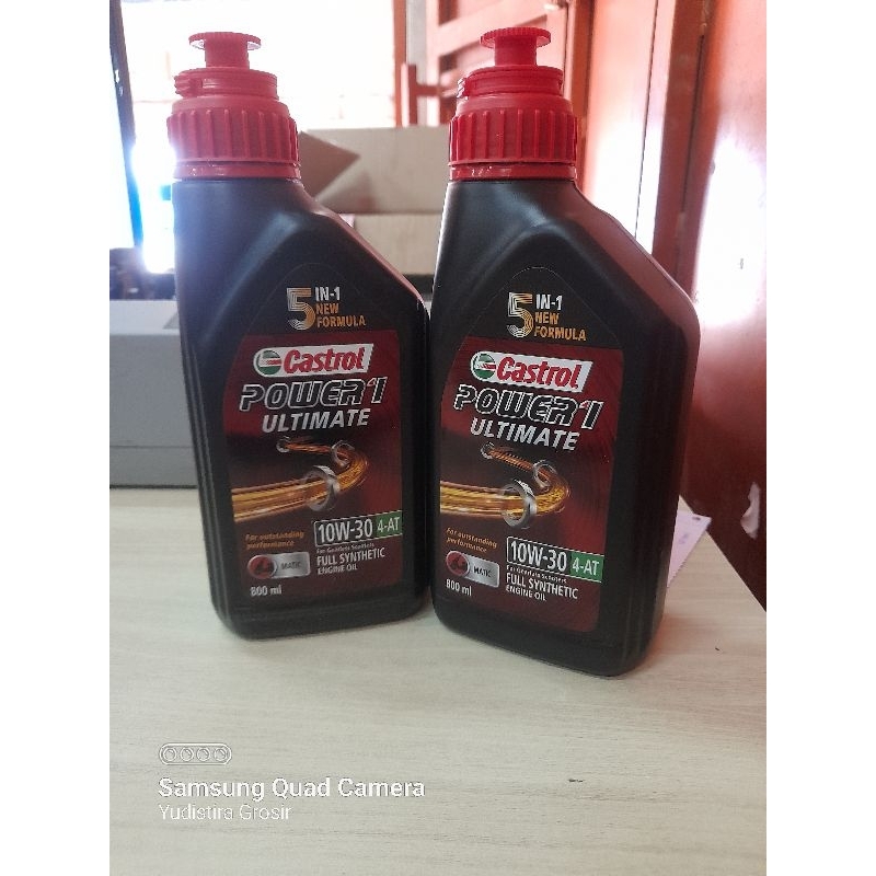 Jual Oli Castrol Power 1 Matic Ultimate 800 Ml Sae 10W30 Shopee Indonesia