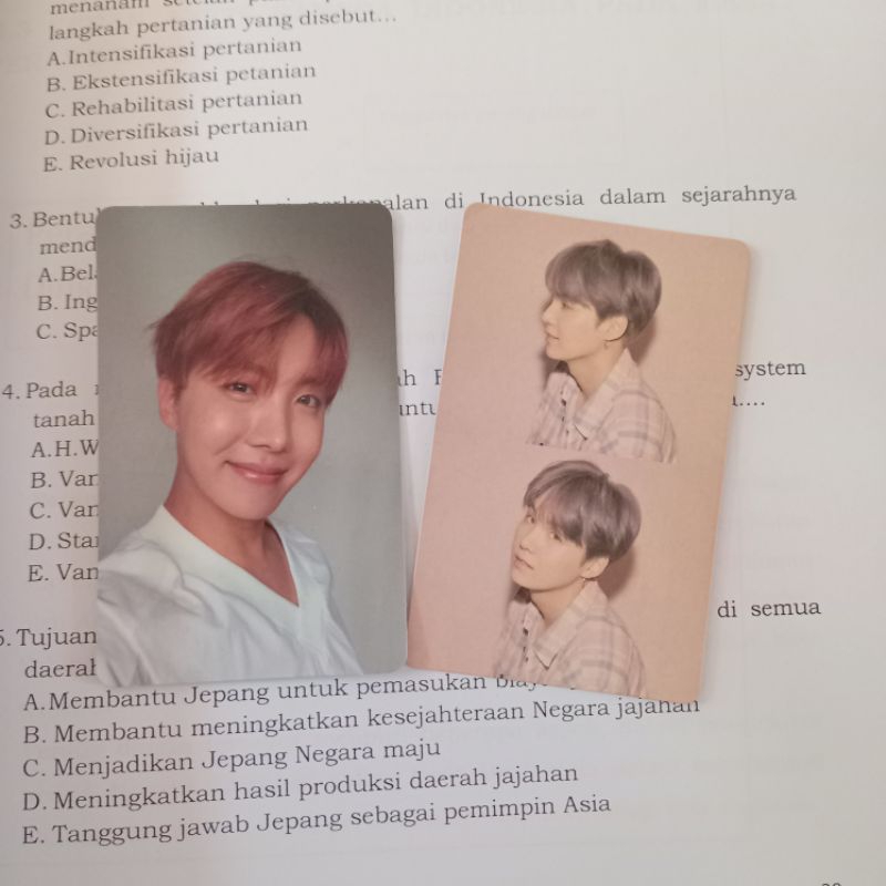 Jual Official Pc Bts Jhope Love Yourself Her L Suga Map Of The Soul