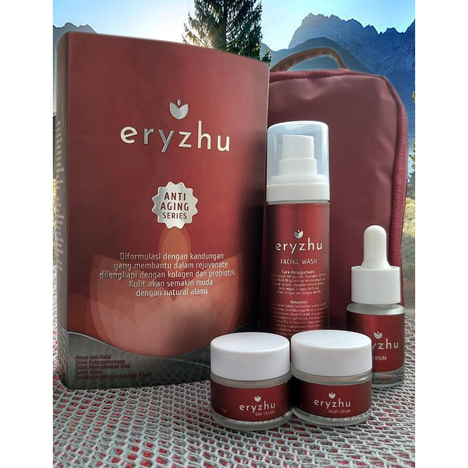 Jual Eryzhu Anti Aging Mini Series Skincare Sebagai Antioksidan