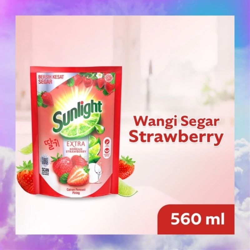 Jual Sunlight Sabun Cuci Piring Korean Strawberry Sabun Pencuci Piring