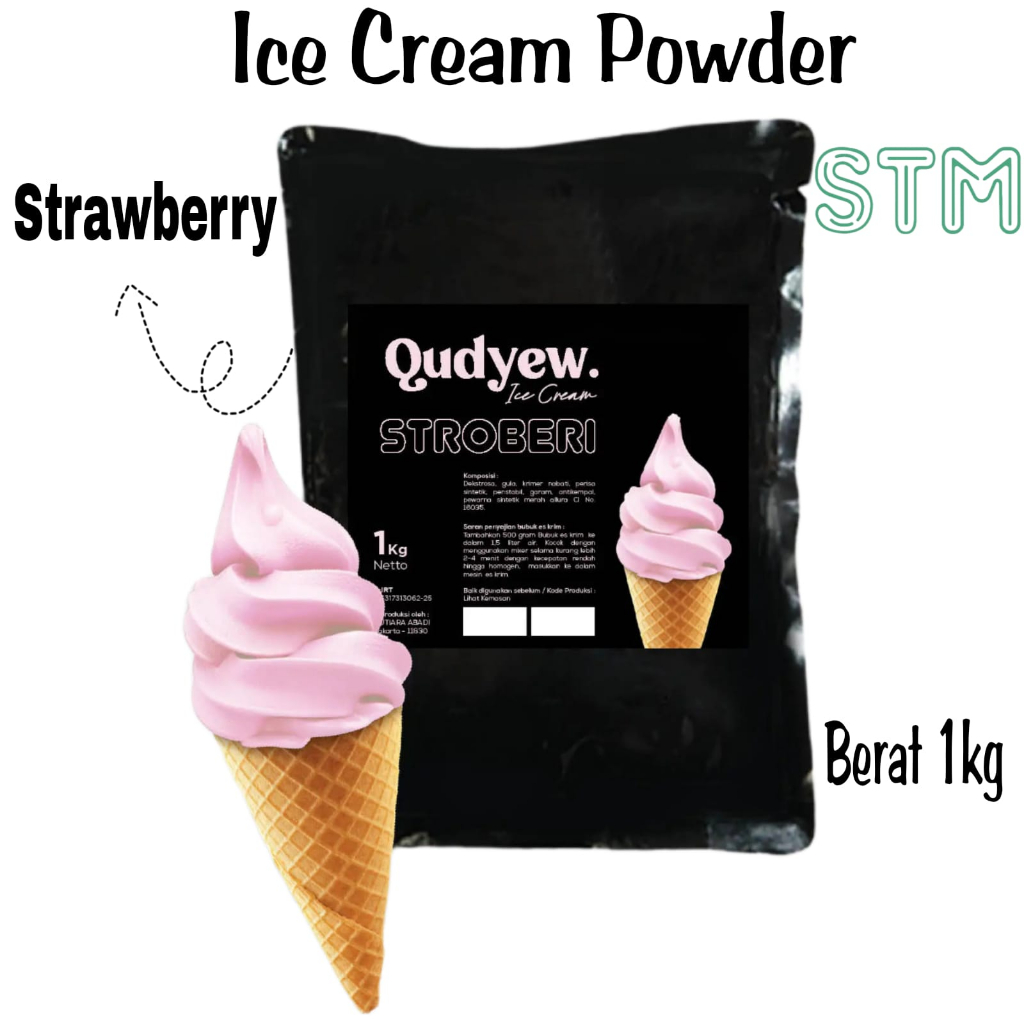 Jual Qudyew Soft Ice Cream Powder Kg Bubuk Es Krim Kg Premium