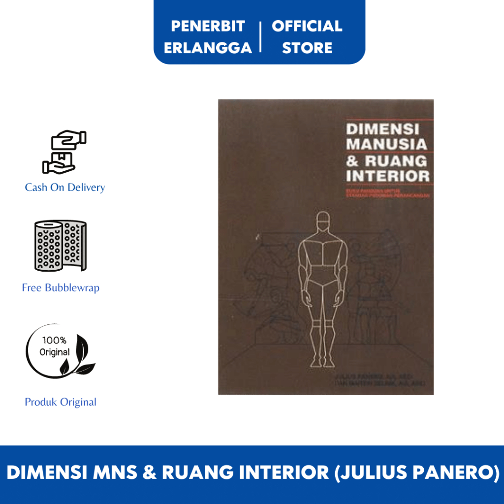 Jual DIMENSI MANUSIA RUANG INTERIOR ERLANGGA Shopee Indonesia