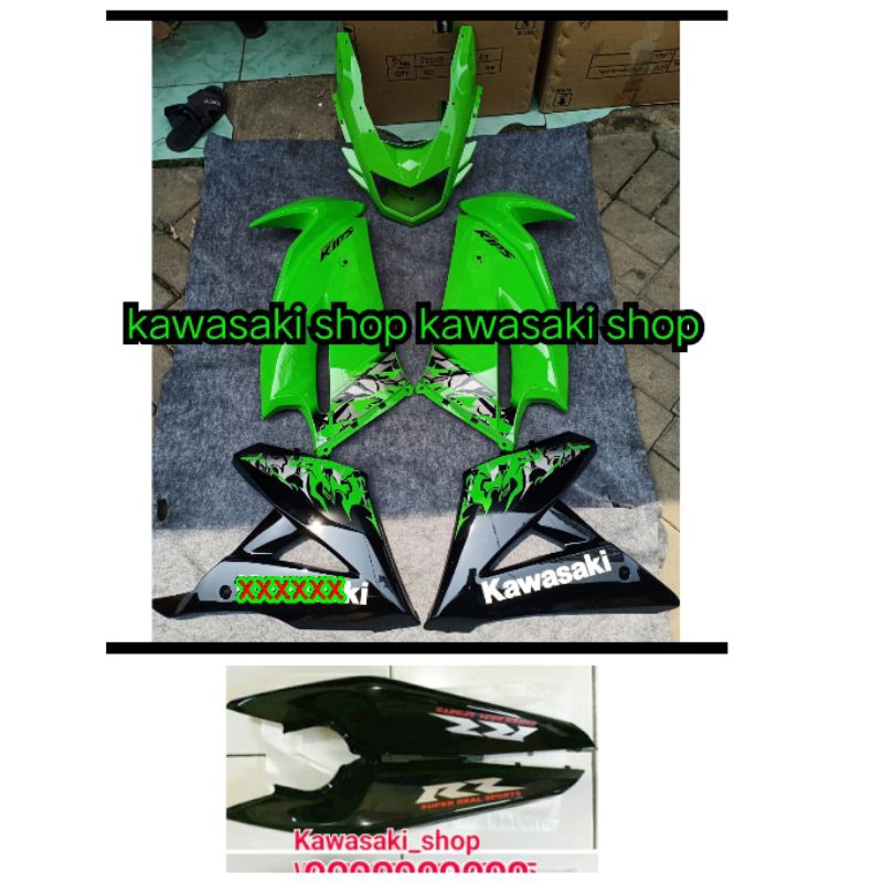 Jual Fairing Body Set Ninja Rr New Hijau Batik Original Kawasaki