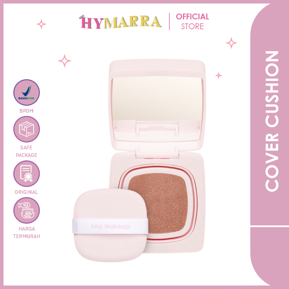 Jual Sea Makeup Fix And Flawless Acne Cover Cushion Full Coverage