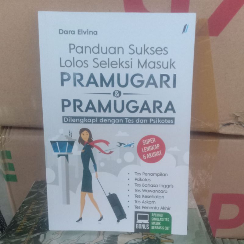 Jual Buku Panduan Sukses Lolos Seleksi Masuk Pramugari Pramugara