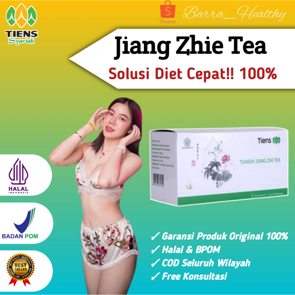 Jual Teh Pelangsing Badan Jiang Zhi Tea Menurunkan Berat Badan Membakar