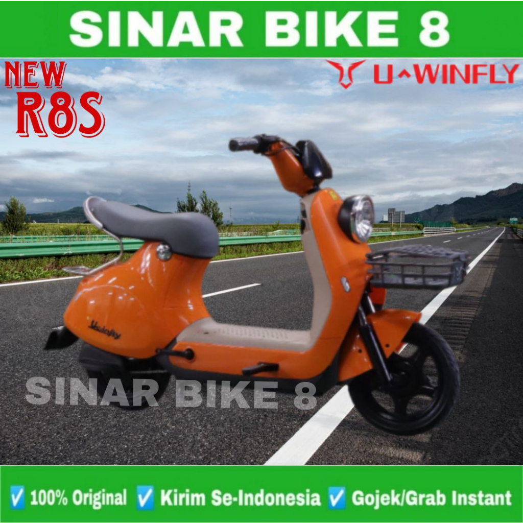 Jual Sepeda Listrik UWINFLY R8S R8P 500 Watt Electric E Bike Shopee