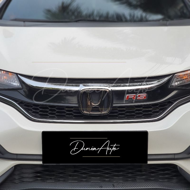 Jual Emblem Logo Black Chrome Honda Jazz Rs Gk Facelift Depan Shopee