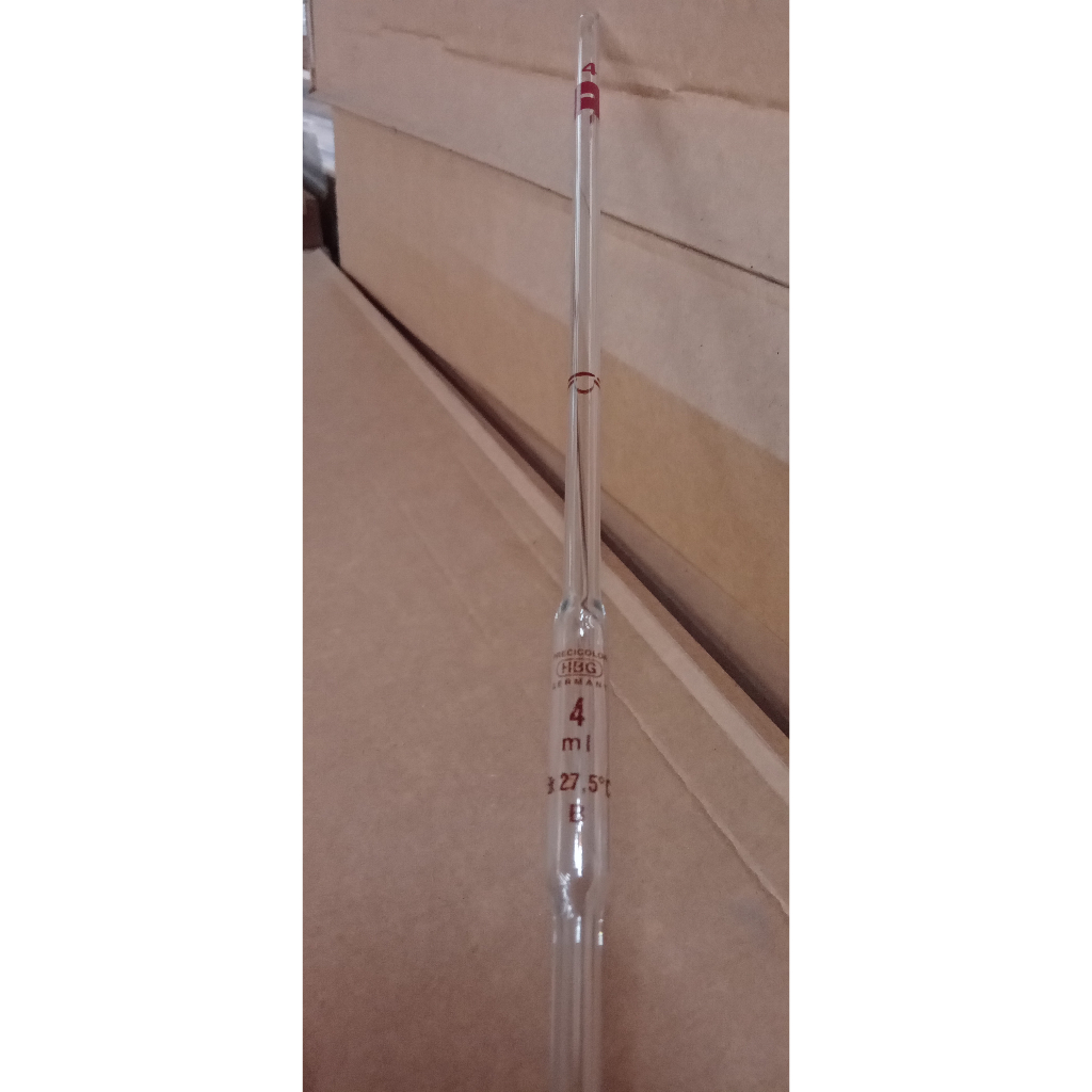 Jual Pipet Gondok Ml Volumetric Pipette Hbg Shopee Indonesia