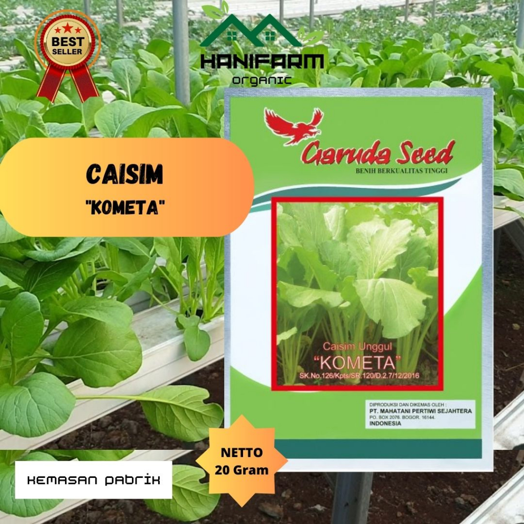 Jual Benih Sawi Caisim Kometa Garuda Seed 20 Gram Shopee Indonesia