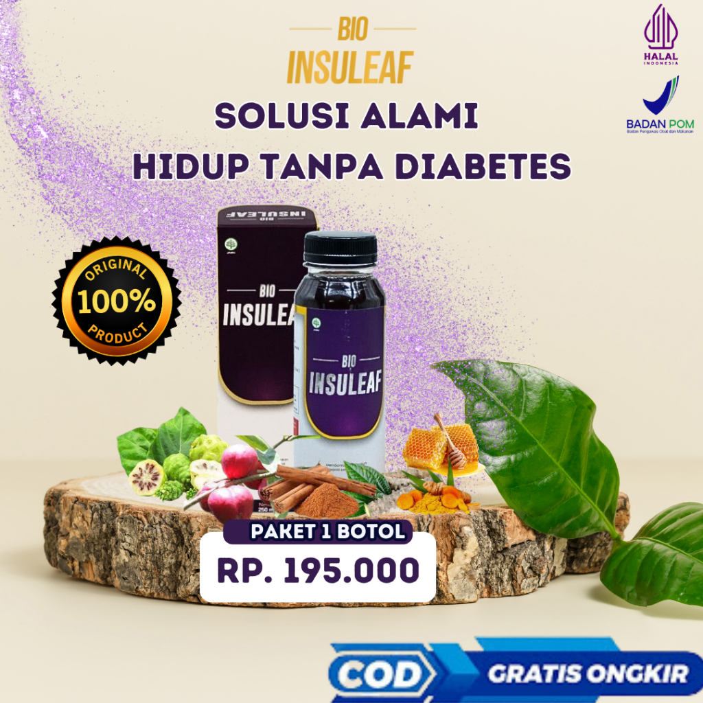 Jual Bio Insuleaf Original Atasi Gula Darah Tinggi Hipertensi Turunkan