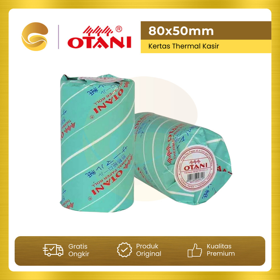 Jual OTANI Kertas Thermal Kasir 80 X 50 80x50 Paper Roll Kertas Struk