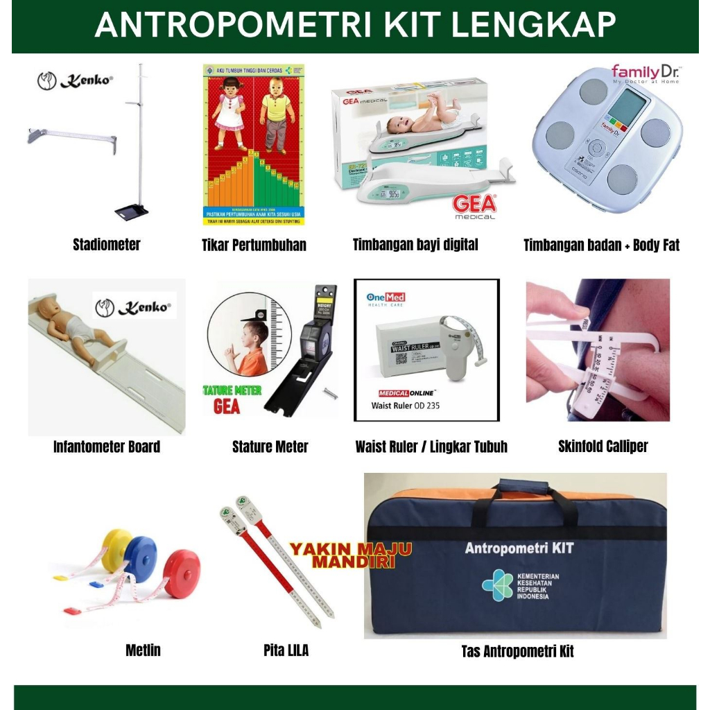 Jual Antropometri Kit Stunting Kit Set Paket Lengkap Shopee Indonesia