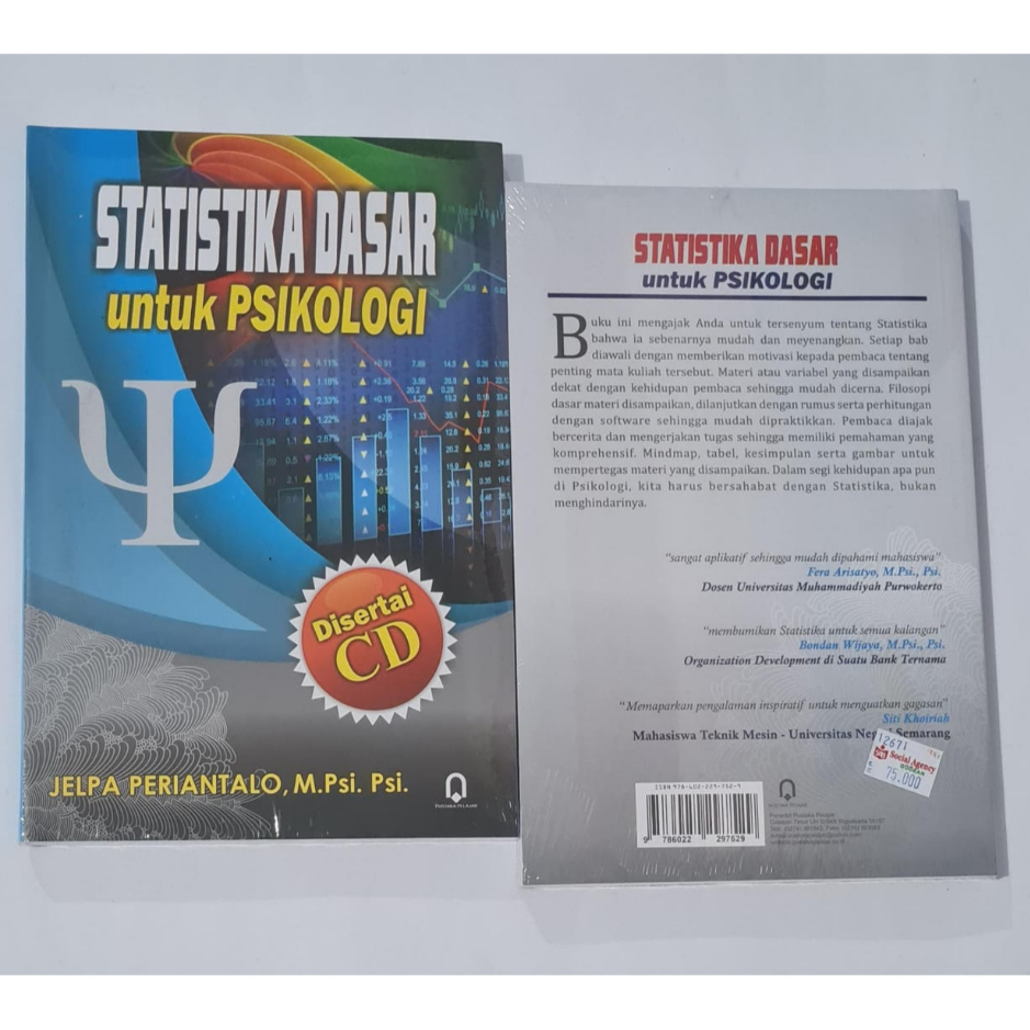 Jual Statistika Dasar Untik Psikologi Jelpa Periantalo Pustaka