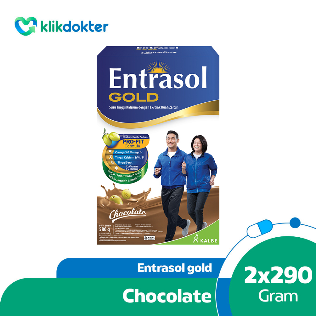 Jual Entrasol Gold Chocolate 580gr Shopee Indonesia