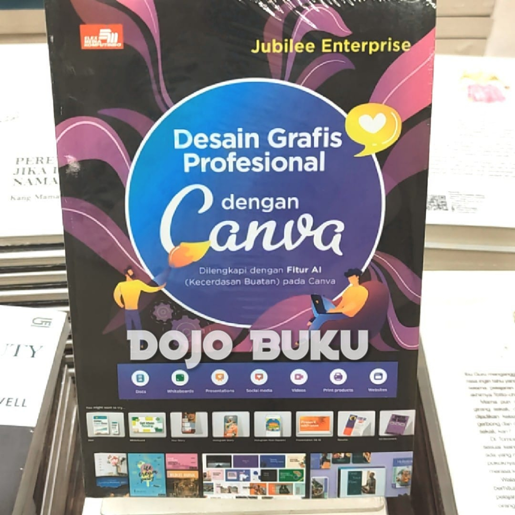 Jual Buku Desain Grafis Profesional Dengan Canva By Jubilee Enterprise