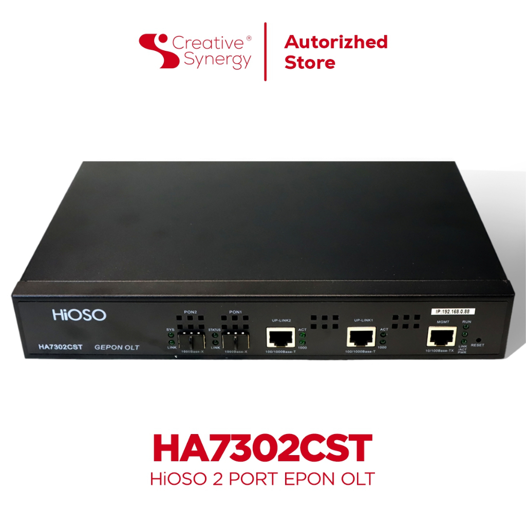 Jual HiOso OLT EPON 2 Port 2 PON EPON HA7302CS CST FREE SFP Shopee