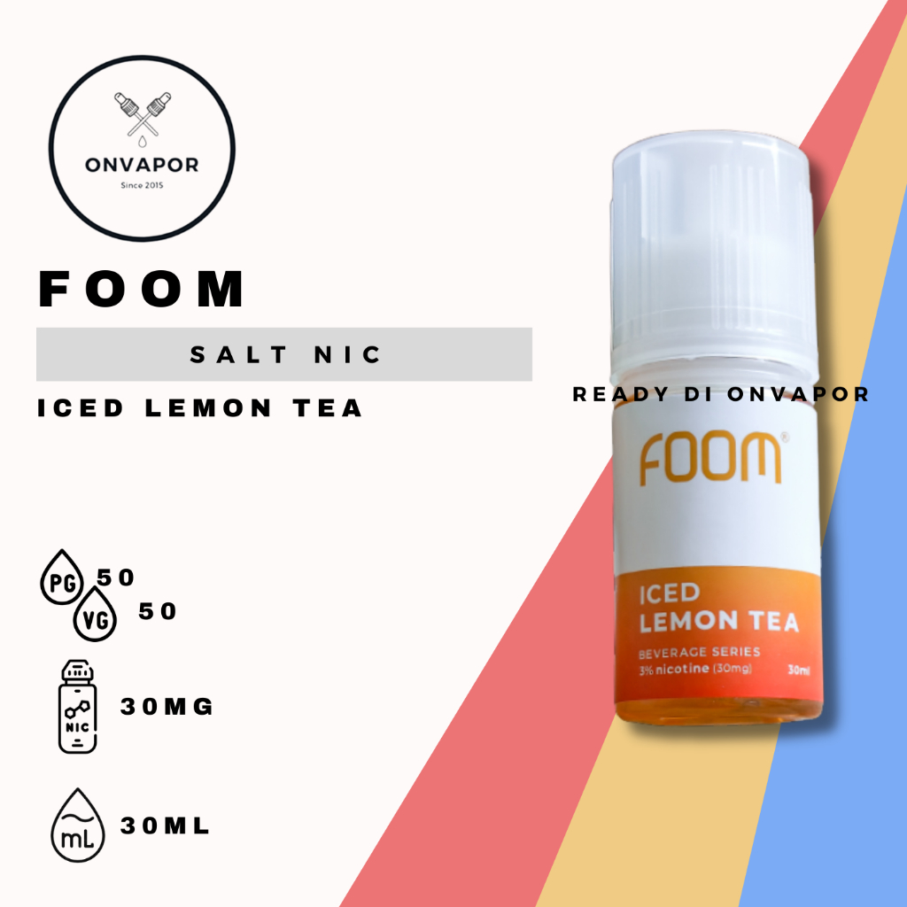 Jual Foom Iced Lemon Tea Salt Nic Shopee Indonesia