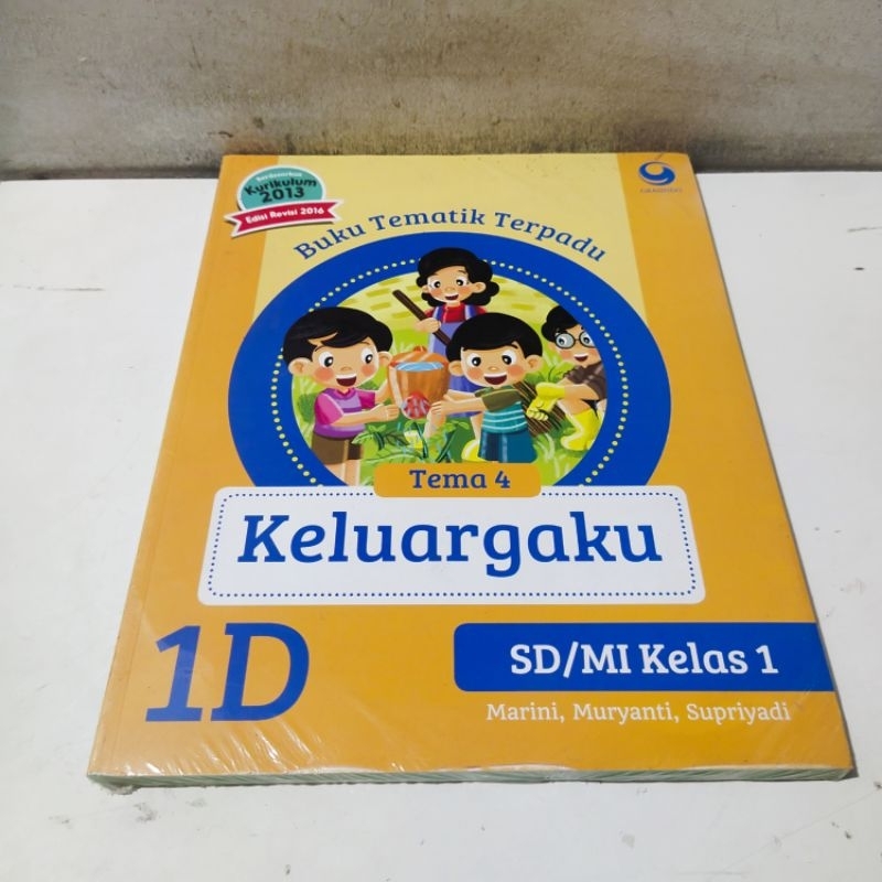 Jual Buku Obral Super Murah Buku Tematik Terpadu Tema Keluargaku Sd