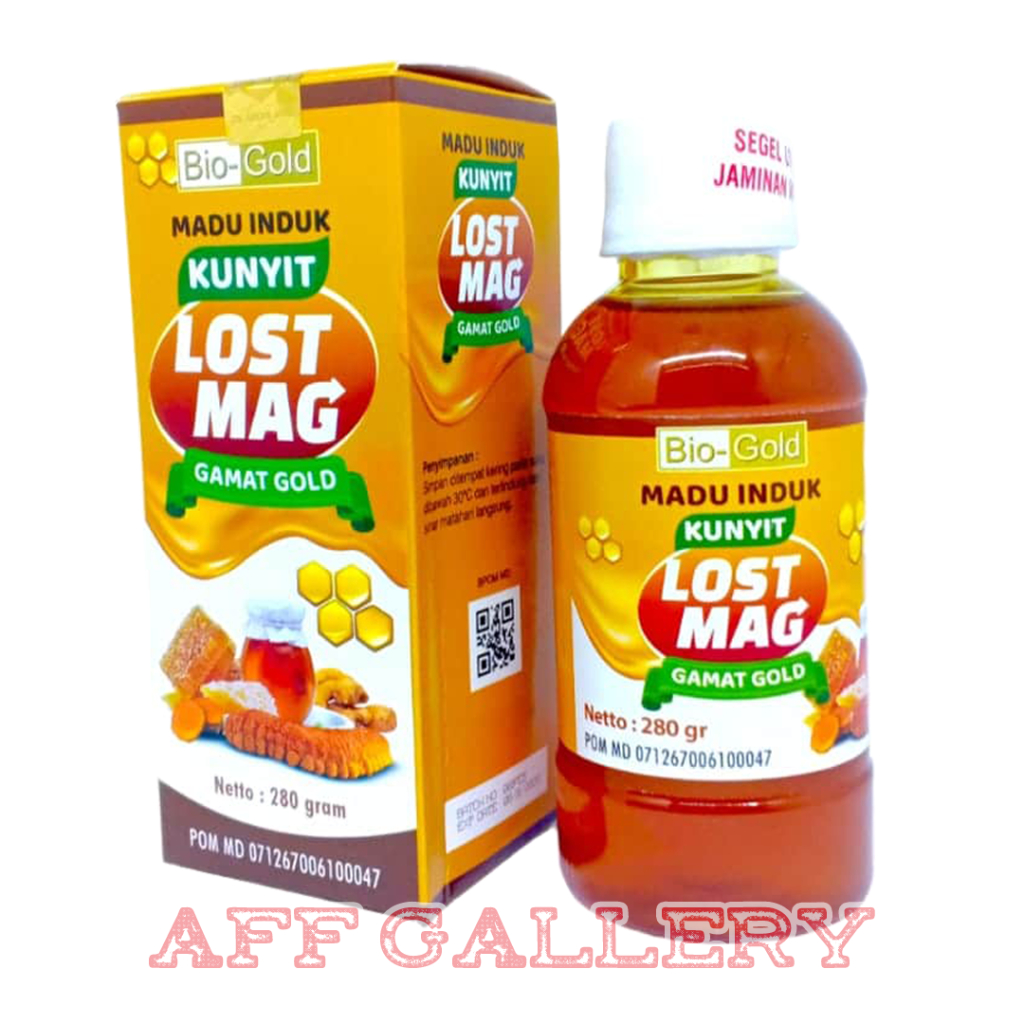 Jual Madu Induk Kunyit Lostmag Gamat Gold Bio Gold Gr Bpom