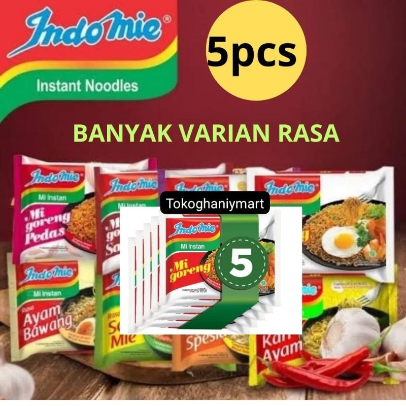 Jual Indomie Goreng Paket Pcs Banyak Rasa Goreng Geprek Soto Rendang