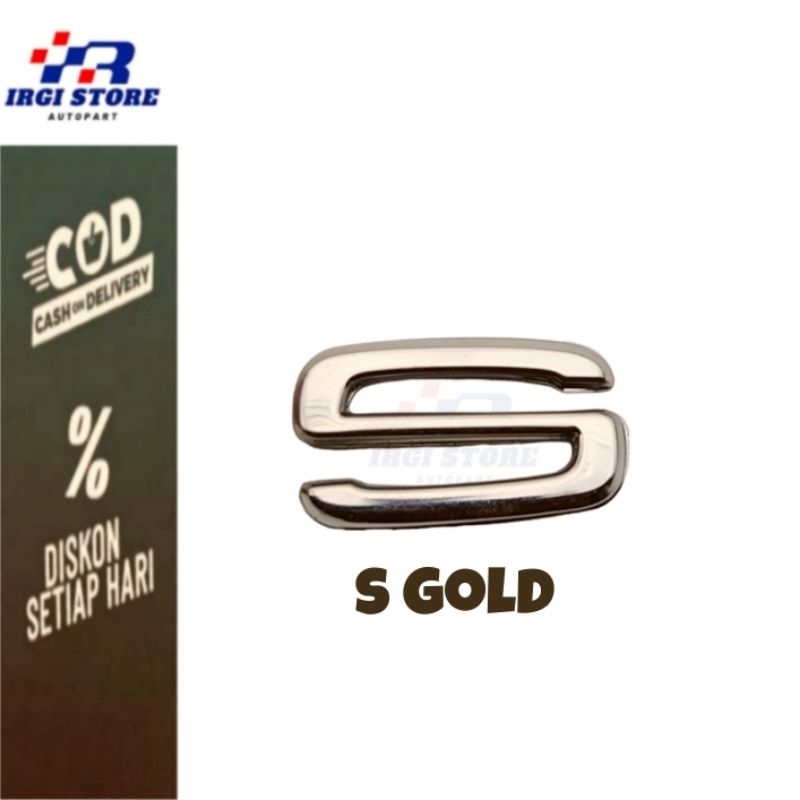 Jual Emblem Scoopy HURUF S GOLD Original Logo Honda Scoopy 2021 2022