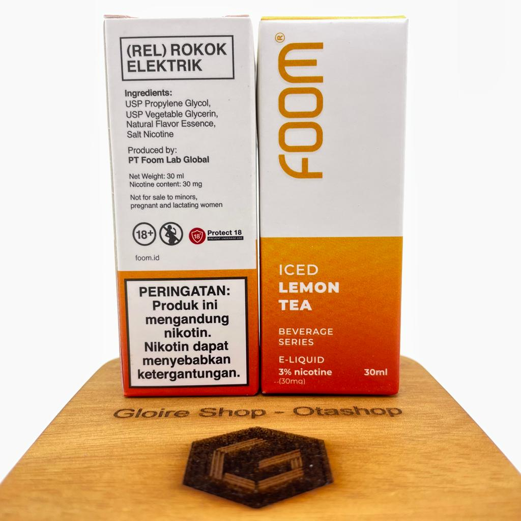 Jual Salt Foom Iced Lemon Tea Series By Foom Lab Liquid Pods Teh