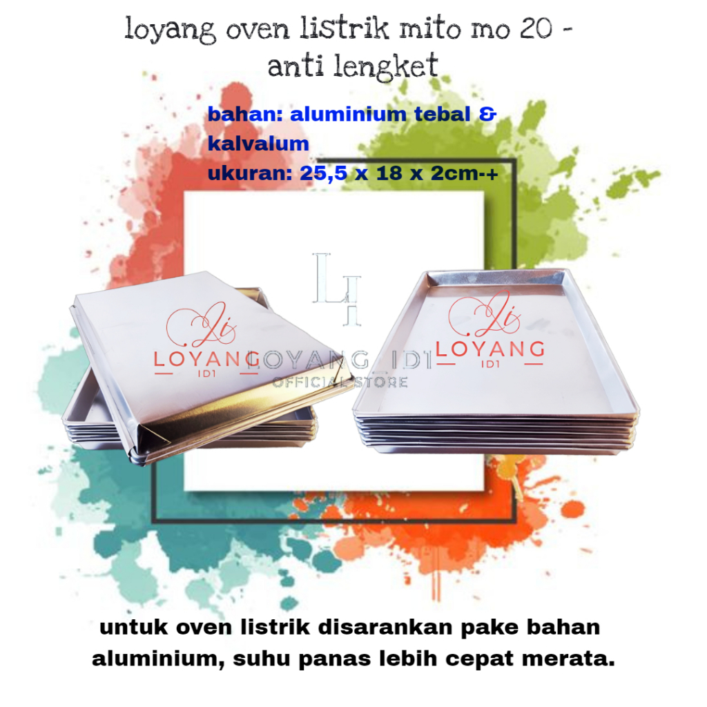 Jual Loyang Kue Kering Oven Listrik Mito Mo Kapasitas