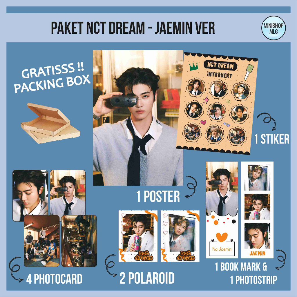 Jual Freebox Paket Hemat Nct Dream Istj Introvert Unofficial Fankit