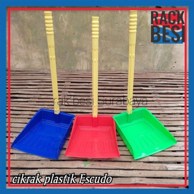 Jual Cikrak Gagang Plastik Escudo Serokan Sampah Pengki Dustpan