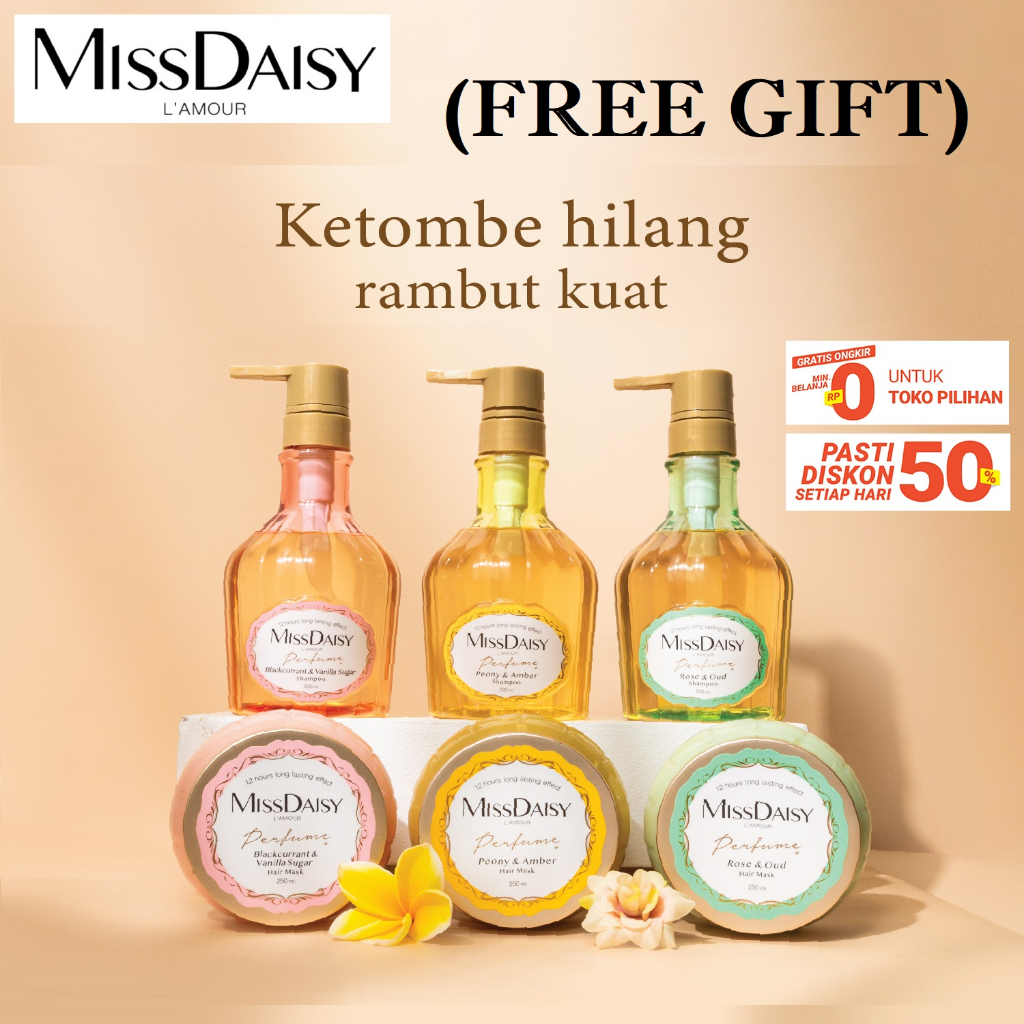 Jual MISS DAISY French Perfume Shampoo Anti Rontok Lepek Wangi 12