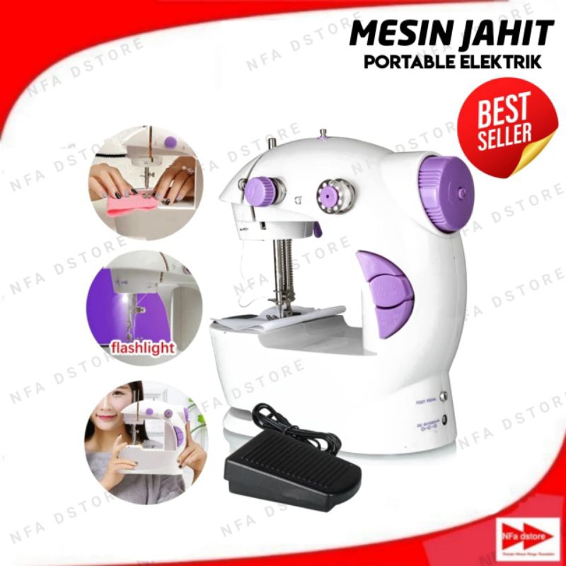 Jual Mesin Jahit Mini Portable SM 202 Shopee Indonesia