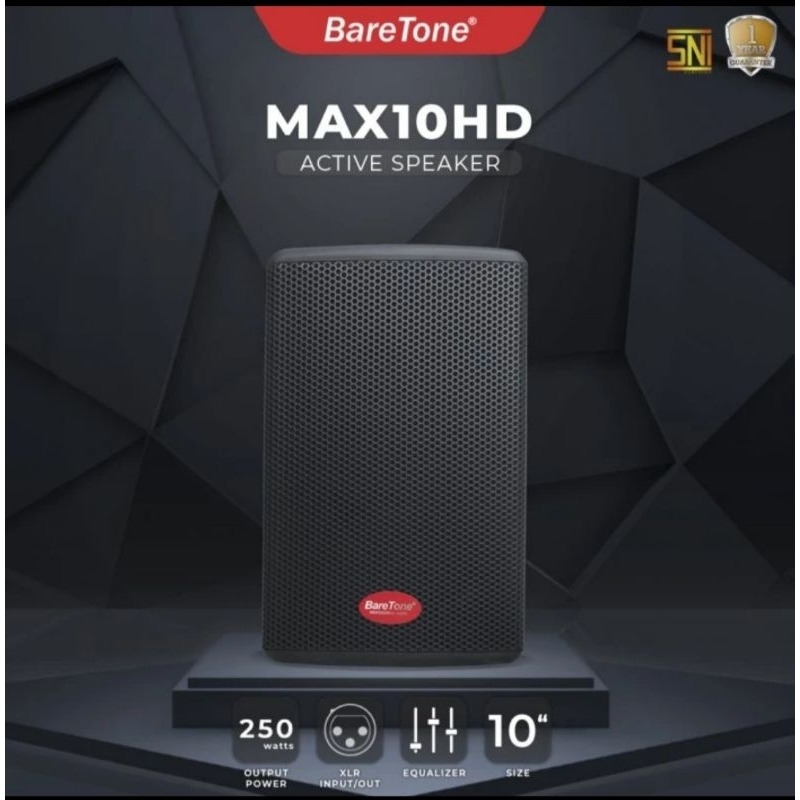 Jual Speaker Baretone Aktif Max10hd 10 Inch Original Shopee Indonesia