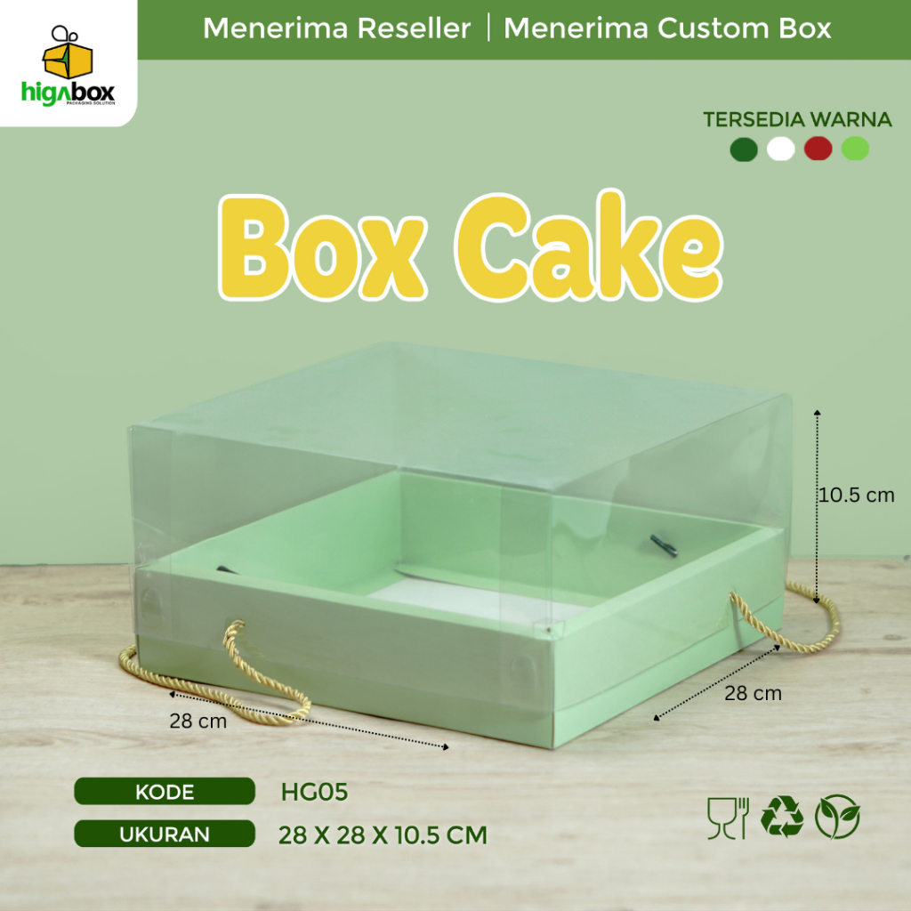 Jual Kotak Kue Mika Box Tart Mika Box Toples Kue Box Cookies