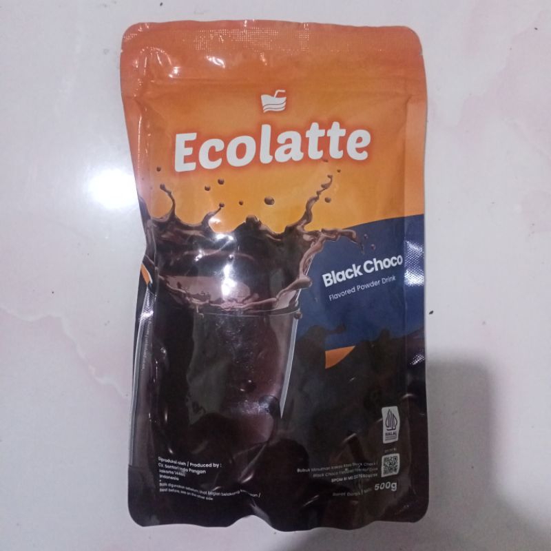 Jual Bubuk Minuman Aneka Rasa Ecolatte Rasa Black Choco Ex Cho Latte