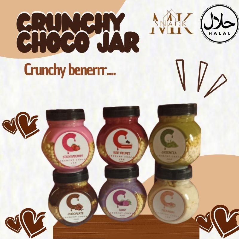 Jual Crunchy Choco Jar Coklat Rice Crispy Snack Viral Shopee Indonesia