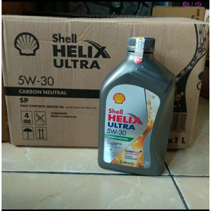 Jual Shell Helix Ultra W Carbon Neutral Sp Fully Synthetic Gasoline